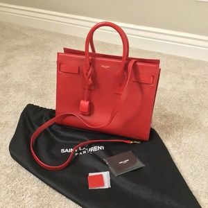 Saint Laurent Calfskin Sac De Jour Small